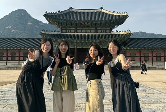 社員旅行の様子の写真 韓国
